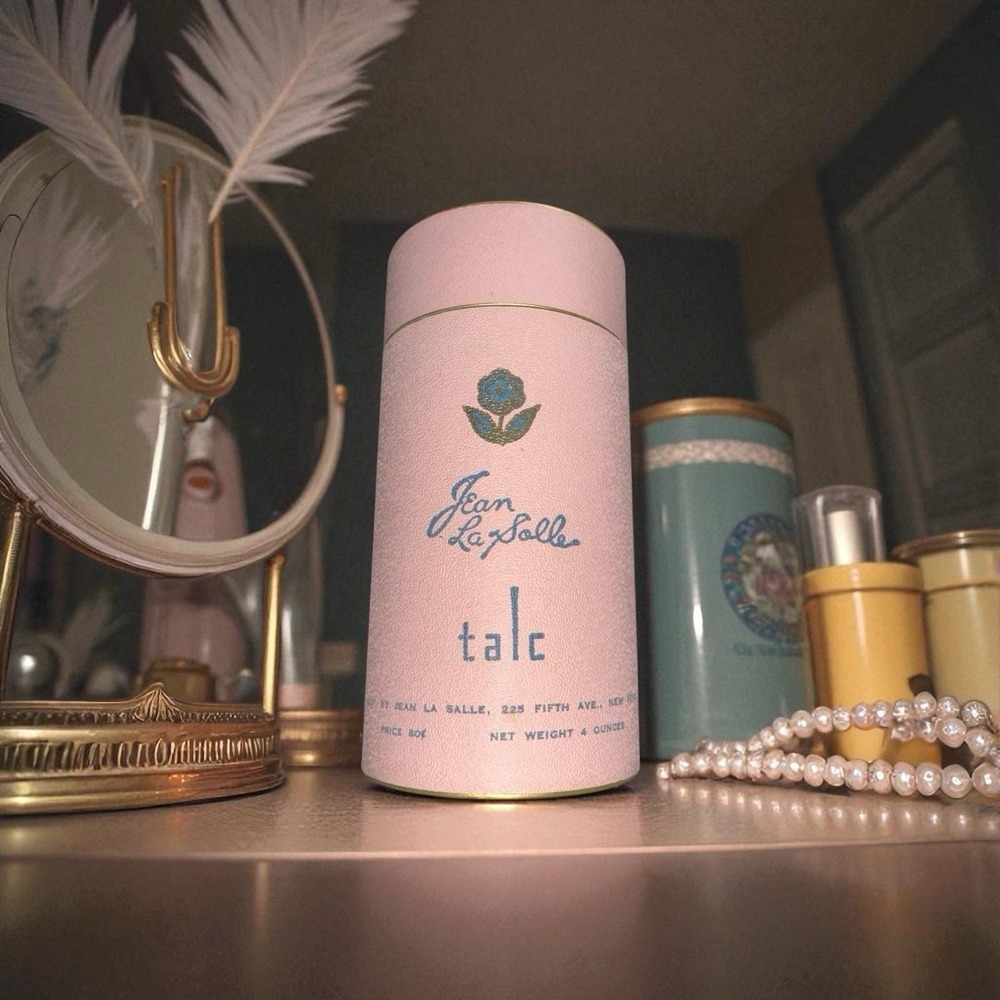 RARE!!! Jean La Salle Talc - Vintage 1940s - 4oz - New Old Stock